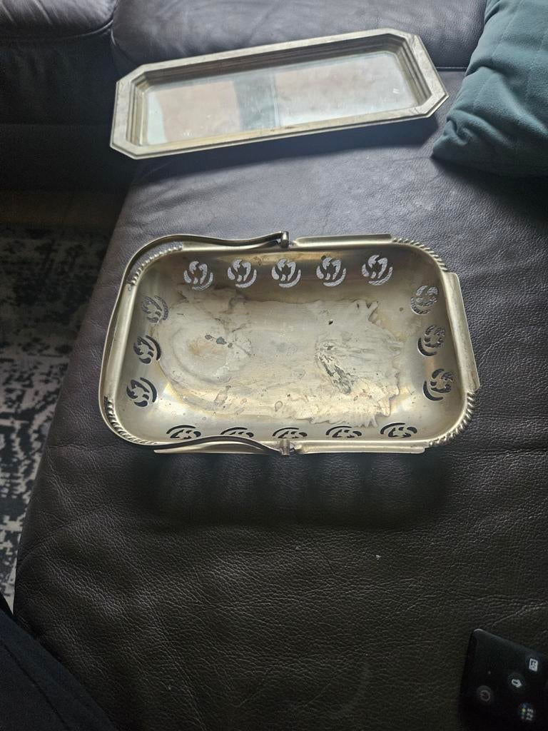 Zilveren voorwerpen: theepot, dienbladen, Ophalen of Verzenden, Zilver