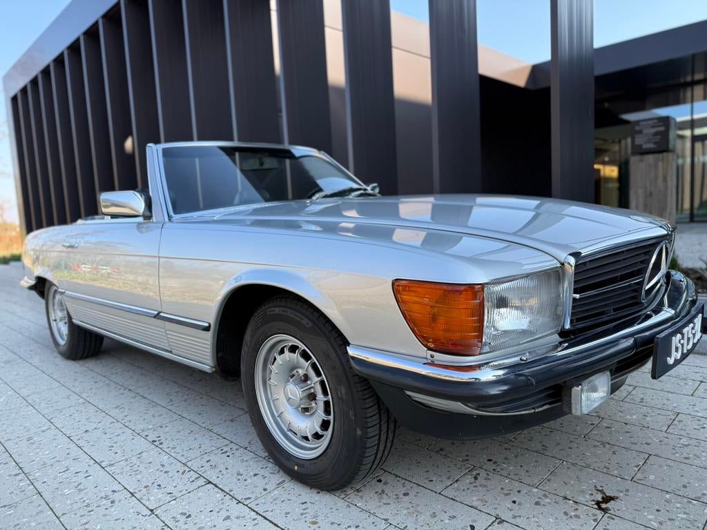 Prachtige Mercedes-Benz SL280 (R107) BJ 1983, Auto's, Automaat, Achterwielaandrijving, Zwart, Cabriolet
