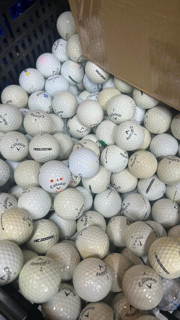 100 Stuks Callaway Supersoft Golfballen, Sport en Fitness, Golf, Ophalen of Verzenden, Zo goed als nieuw, Bal(len), Callaway