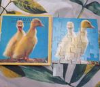 Vintage Houten puzzel Eend, Ophalen of Verzenden