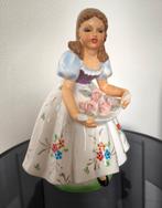 Antiek Keramieken Bloemenmeisje Beeld Oostenrijk / Duitsland, Ophalen of Verzenden