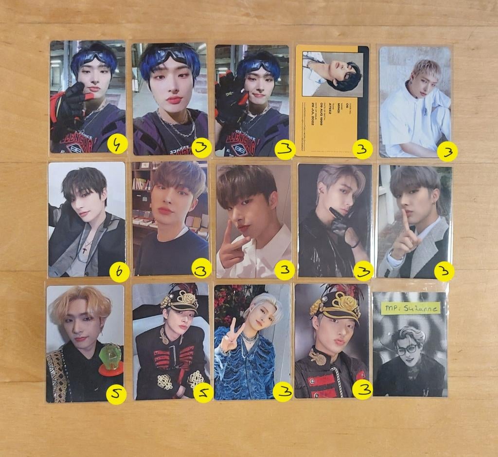 WTS/WTT | Ateez Kaarten/Cards | Mingi, Ophalen of Verzenden, Foto of Kaart