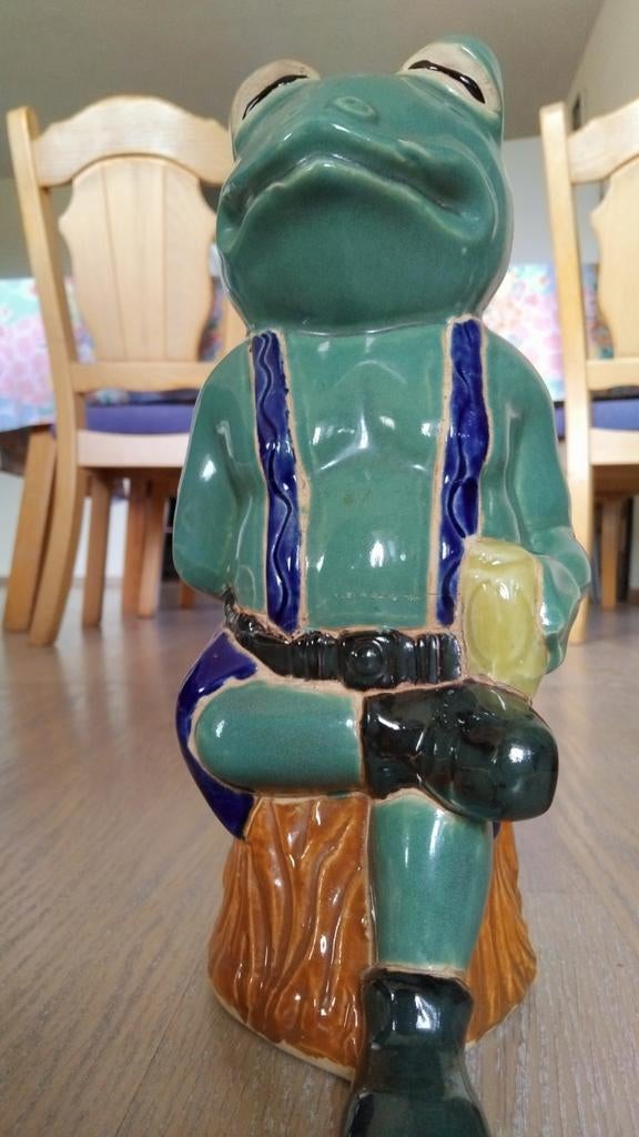 Decoratieve Kikker Figuur - Keramiek, Ophalen