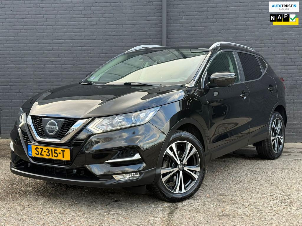 Nissan Qashqai 1.2 N-Connecta PANO | NAVI | CAMERA | PDC | A, Auto's, Nissan, Stof, Gebruikt, 116 pk, Zwart