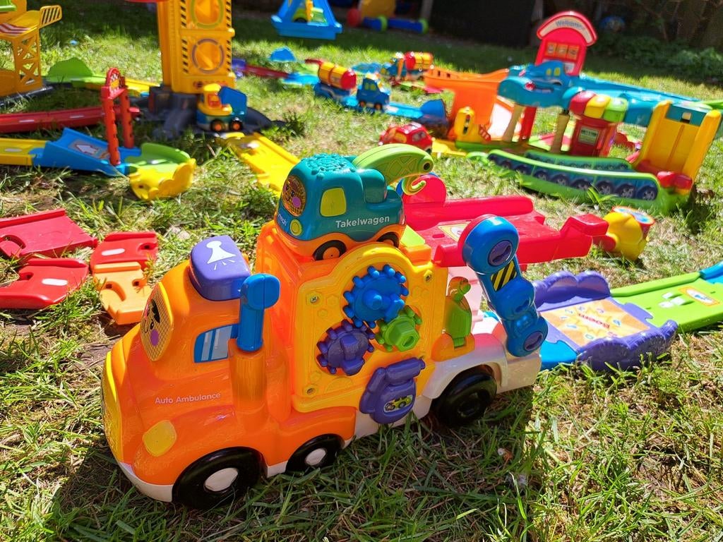 Groot VTech Toet Toet Auto's speelset met veel extra's, Ophalen, 2 tot 4 jaar