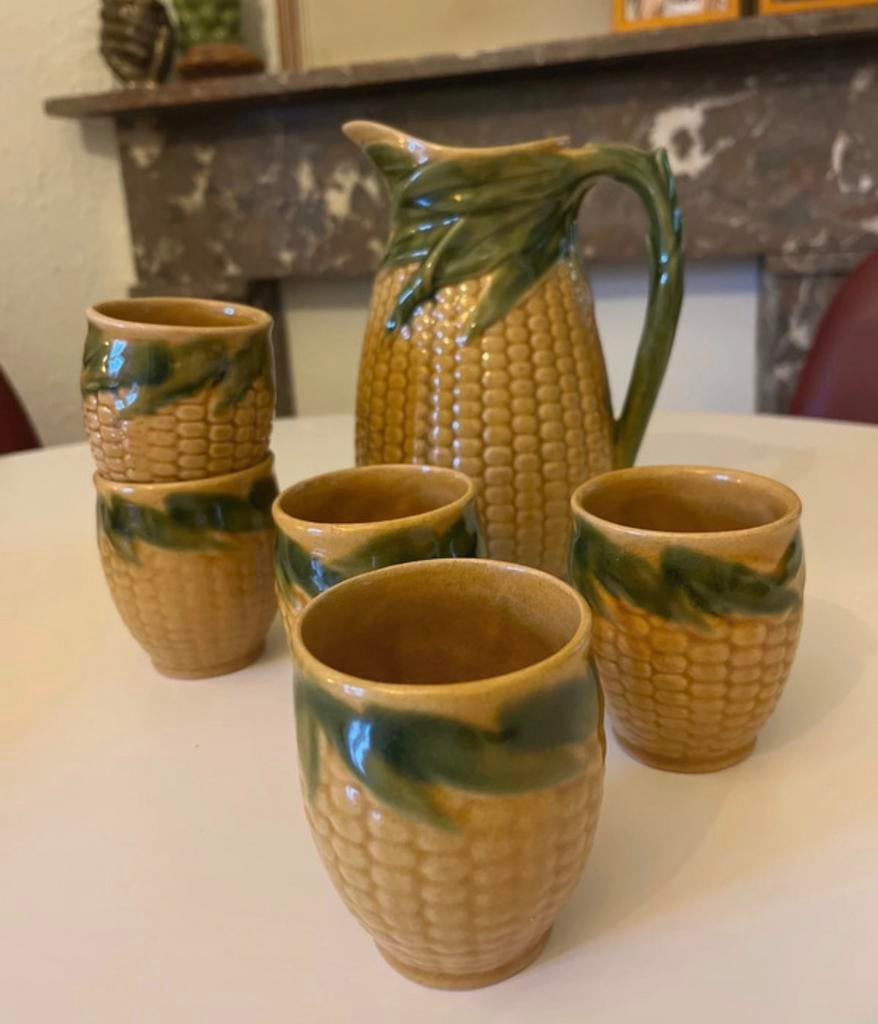 1960 Hongaars Hongarije Handbeschilderd keramiek, Antiek en Kunst, Ophalen of Verzenden