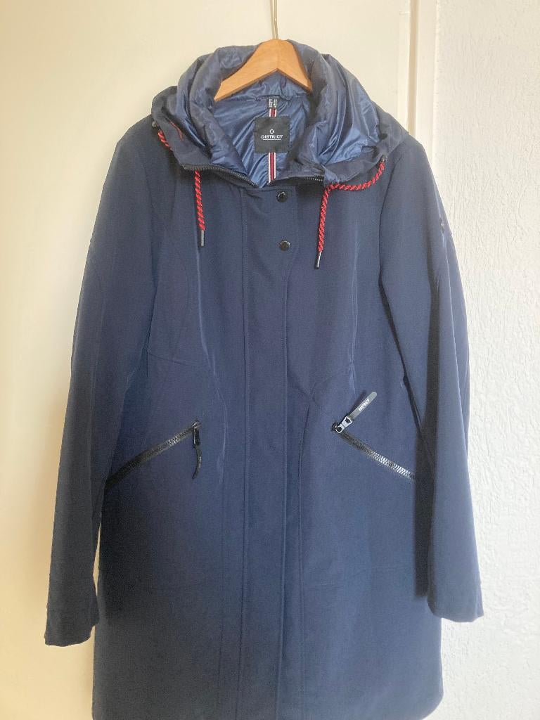 District zomerjas maat 42 zgan, Blauw, Maat 42/44 (L), Ophalen of Verzenden, Zo goed als nieuw