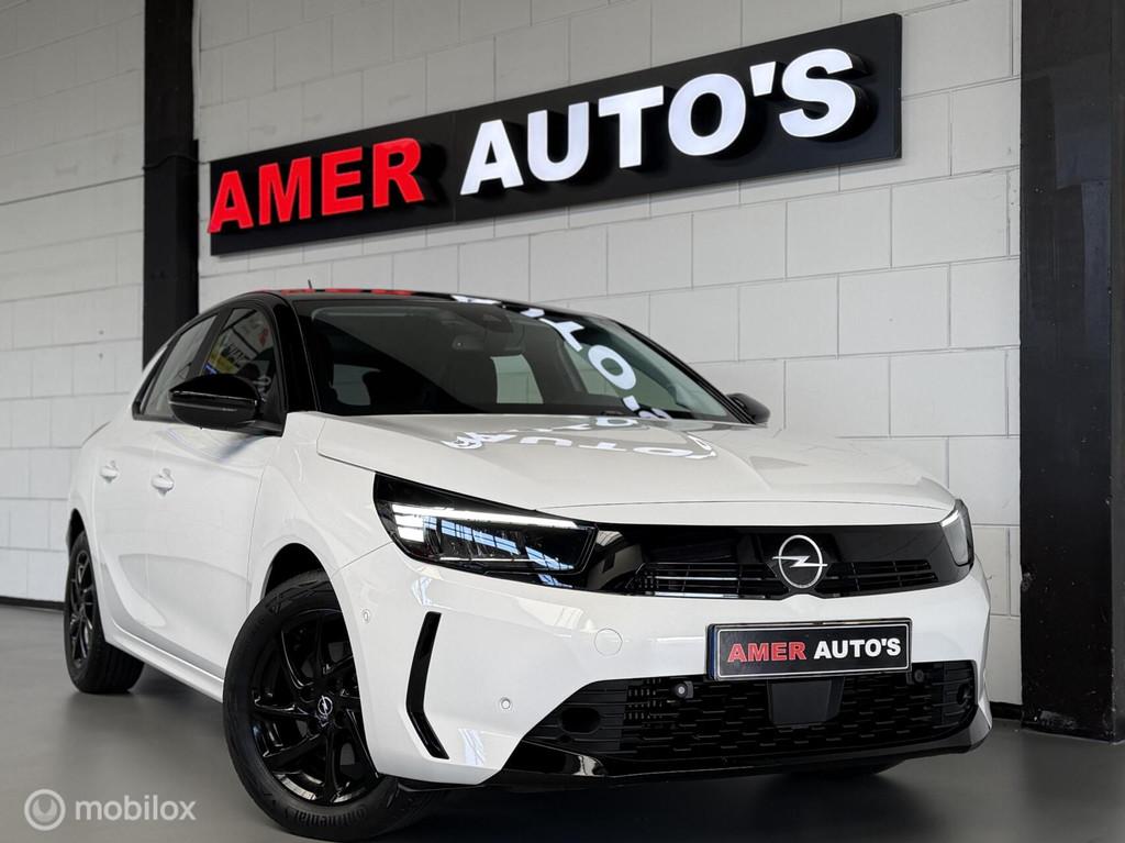 Opel Corsa Black Edition/6.000 KM!/Z.G.A.N.!/Carplay/Led/, Voorwielaandrijving, Gebruikt, Wit, Handgeschakeld