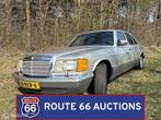 Mercedes-Benz 560 SEL | 1986 | Route 66 Auctions, Auto's, Overige carrosserieën, Zwart, Mercedes-Benz, Bedrijf