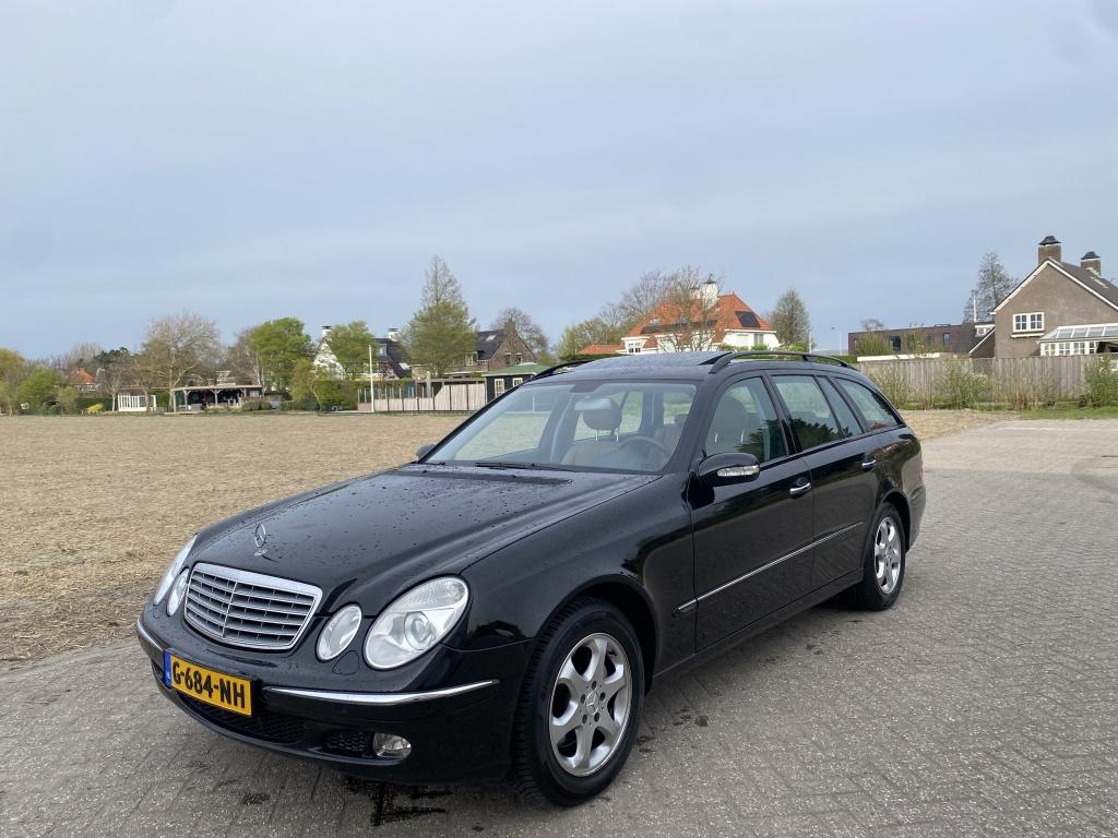 Mercedes-Benz E-Klasse Combi 320 Avantgarde (bj 2003), Gebruikt, Zwart, 3199 cc, 225 pk