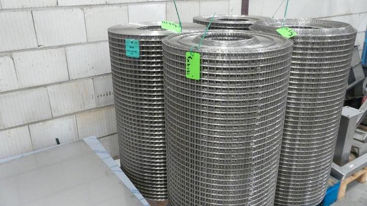 RVS gaas op rol  per KG, Tuin en Terras, Gaas en Draad, Nieuw, 20 meter of meer, Ophalen