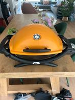 Weber Q1200 Oranje Gas BBQ - Compact en Draagbaar, Ophalen, Gebruikt