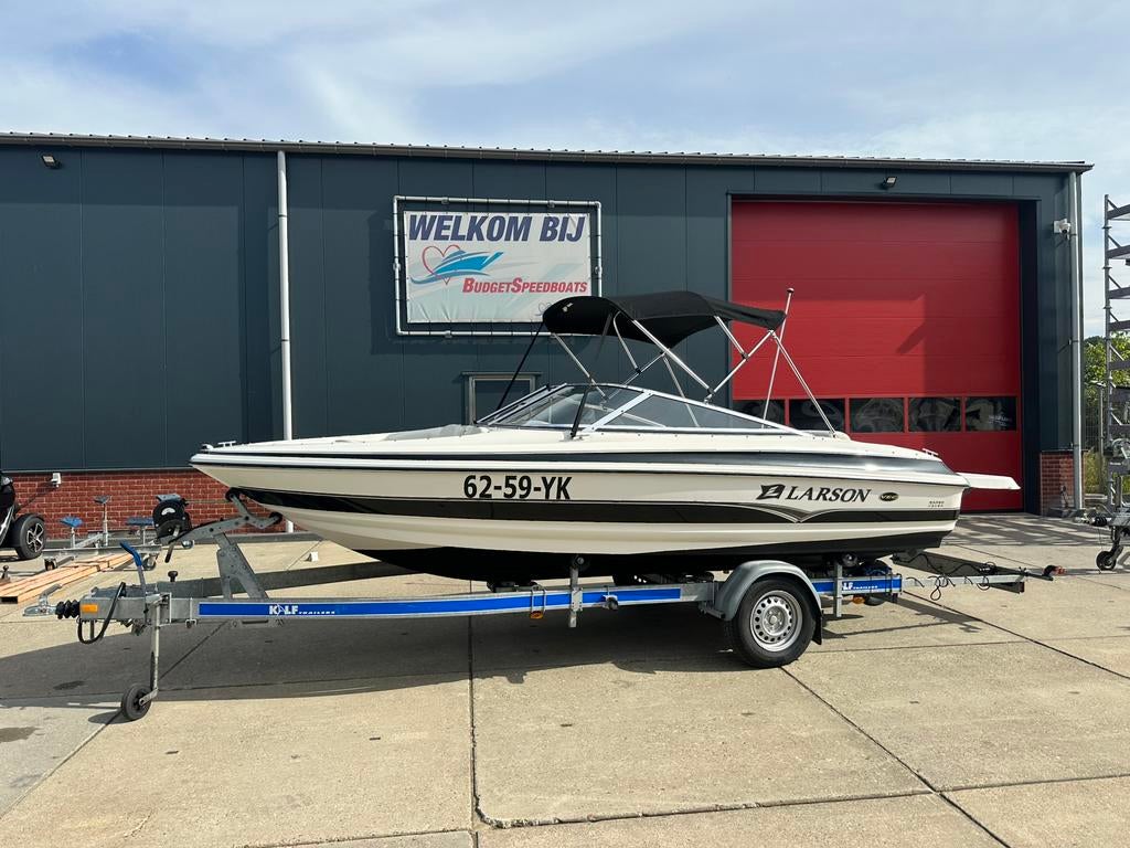 Zeer nette speedboot( larson) complete set, Binnenboordmotor, 120 tot 200 pk, Ophalen of Verzenden, Zo goed als nieuw