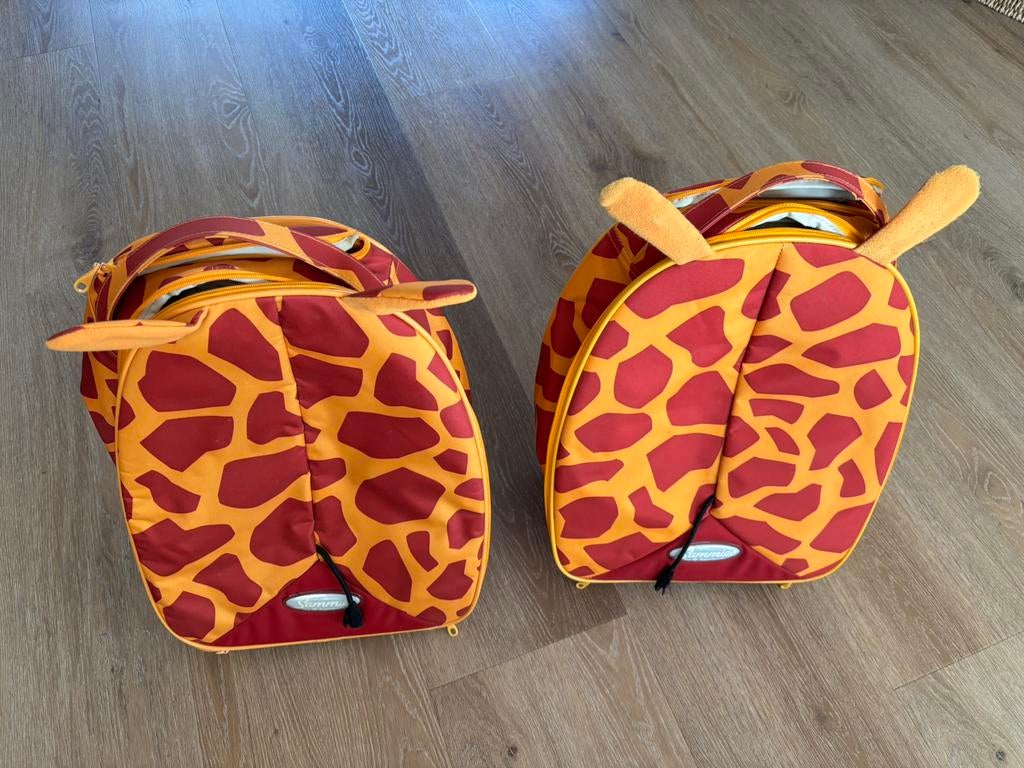 2 kinder reiskoffers, Ophalen, Uitschuifbare handgreep