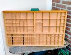 Antiek Houten Drukletter Lade Letterbak - 83x56CM, Ophalen of Verzenden, Zo goed als nieuw