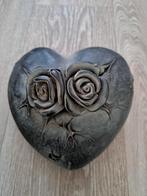 Vorstbestendige Hart Steen met Roze Decoratie, Ophalen, Nieuw