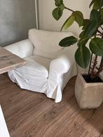 Gratis: IKEA Ektorp fauteuil met 2 witte hoezen, Ophalen, Gebruikt, Wit, Eén