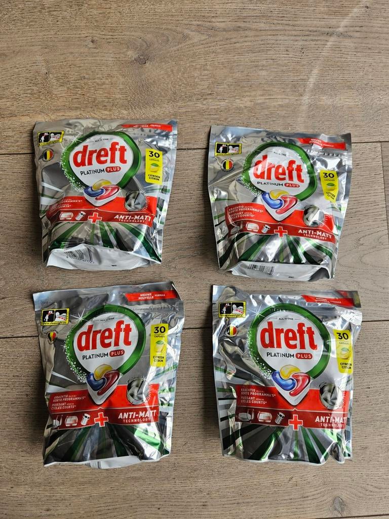 4 zakken Dreft vaatwastabletten (4 x 30 stuks), Ophalen of Verzenden