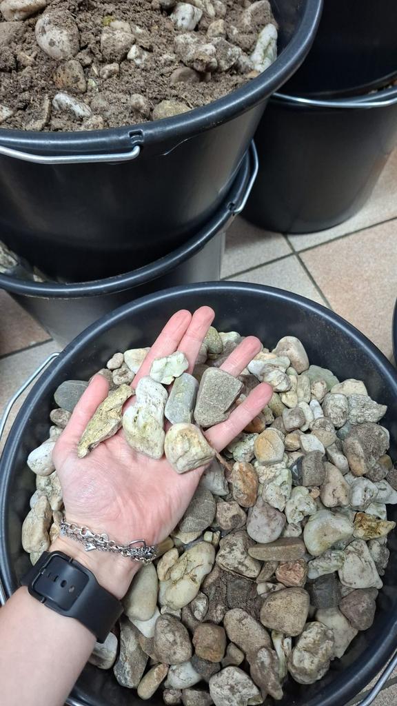 Kiezels voor in de tuin, Tuin en Terras, Grind, Keien en Split, Ophalen, Zo goed als nieuw, Overige typen