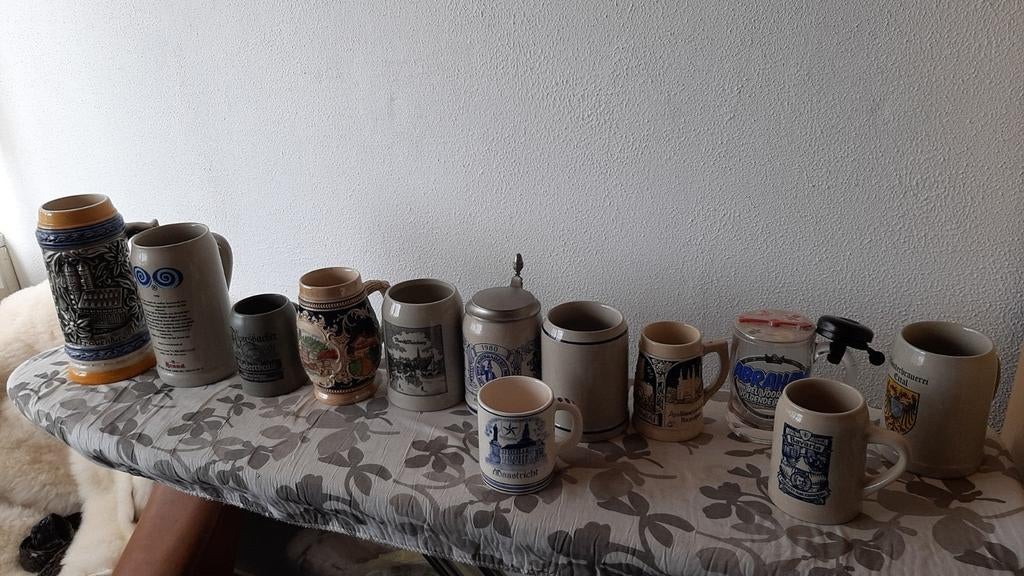 12 stuks verschillende soorten bier pullen, Ophalen, Overige merken