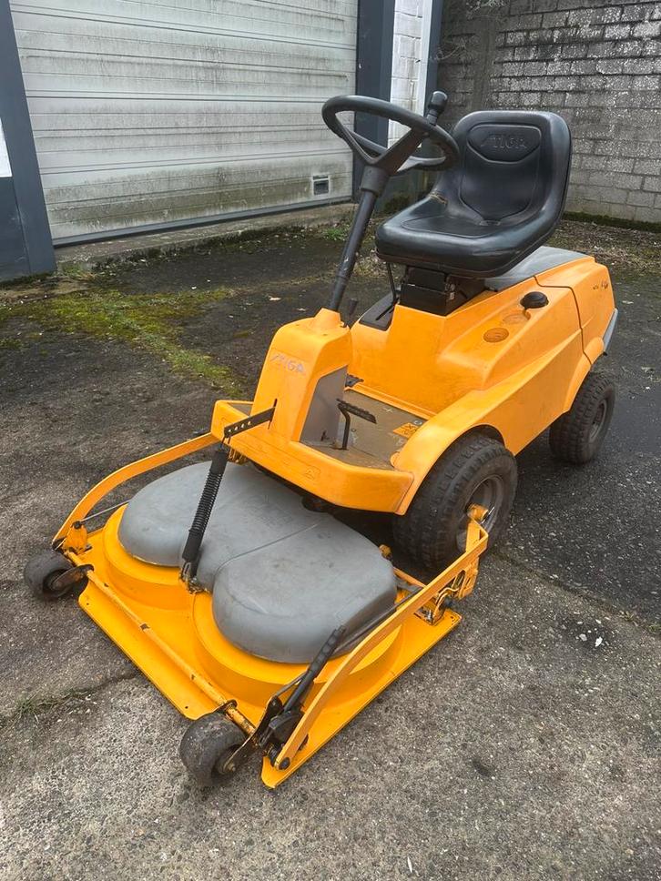 Stiga vila, Tuin en Terras, Zitmaaiers, Gebruikt, 90 tot 120 cm, Elektrische starter, Mulchfunctie, Versnellingen, Ophalen
