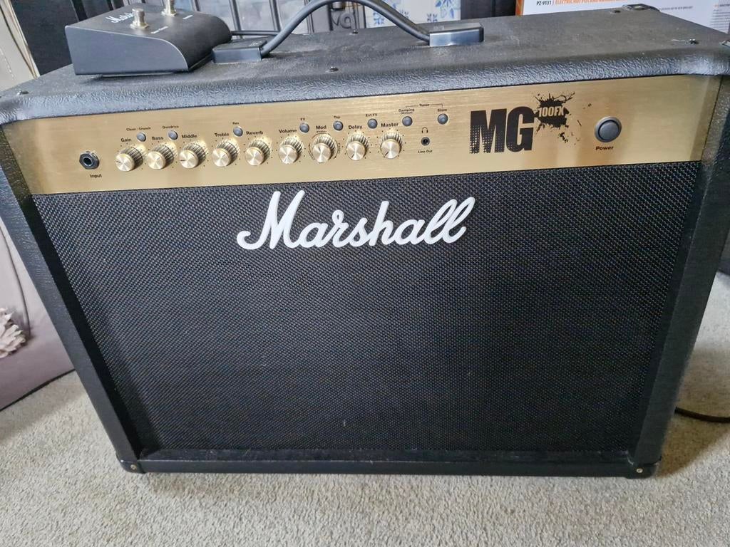 Marshall MG100FX gitaarversterker - Zo goed als nieuw!, Muziek en Instrumenten, Versterkers | Bas en Gitaar, Ophalen, Zo goed als nieuw
