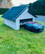 Robotmaaier Garage, Ophalen