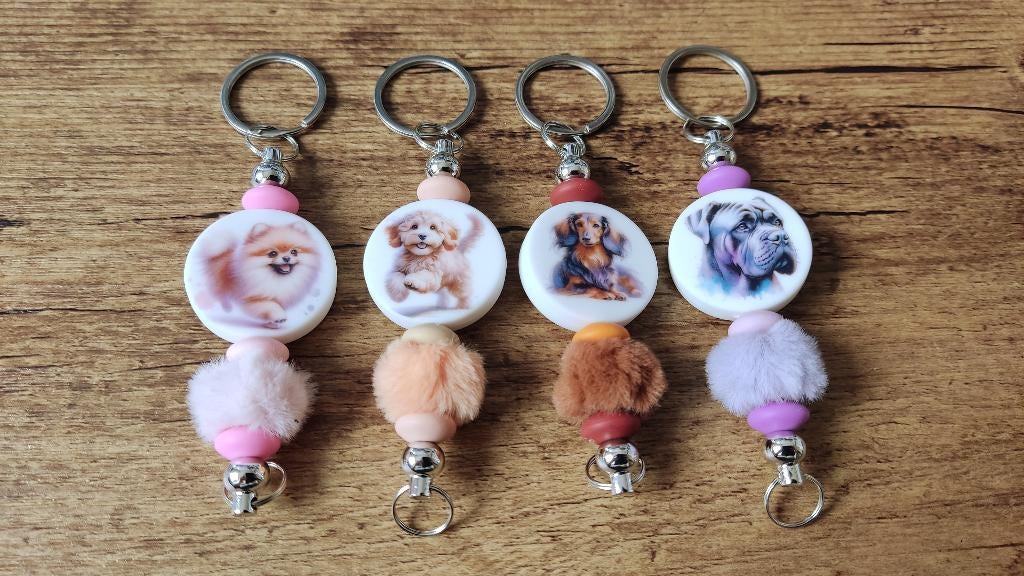 Sleutelhanger Cane Corso Teckel Pomeriaan Maltipoo Cockapoo, Verzenden, Nieuw