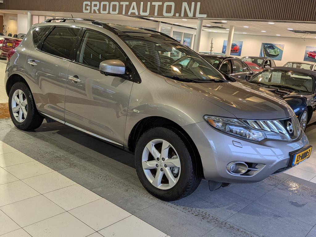 Nissan Murano 3.5 V6 Automaat Panoramadak, Airco, Cruise con, Auto's, Nissan, Automaat, Gebruikt, Zwart, Murano
