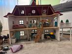 Schleich landhuis en stal compleet met doos met extra’s, Ophalen, Gebruikt