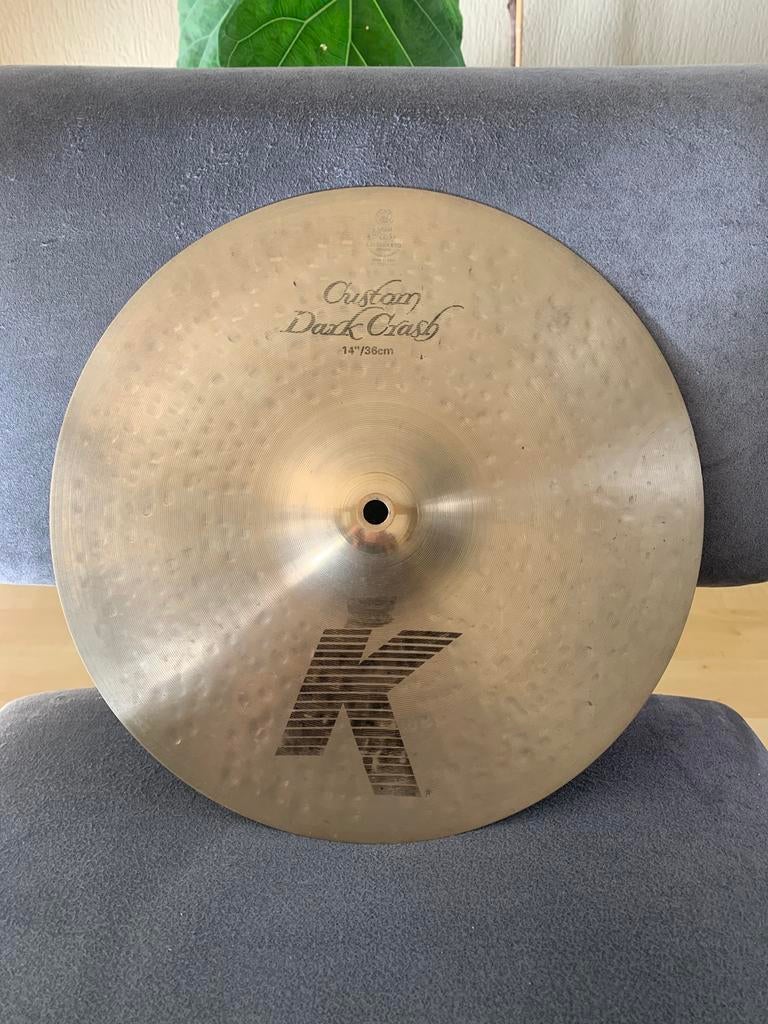 Mooie Zildjian Dark Series Custom crash 14 inch, Muziek en Instrumenten, Drumstellen en Slagwerk, Ophalen of Verzenden, Gebruikt