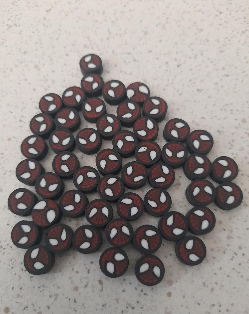 Spiderman polymeer kralen, Hobby en Vrije tijd, Kralen en Sieraden maken, Ophalen of Verzenden, Nieuw, Kraal