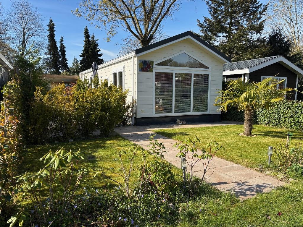 Prachtig chalet op jaarplaats op de Utrechtse heuvelrug, Caravans en Kamperen, Stacaravans, tot en met 3, Ophalen