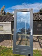 Hardhouten buitendeur. 215 x 93 cm, Ophalen, Gebruikt, Buitendeur, 200 tot 215 cm