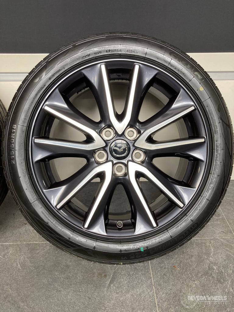 18” originele Mazda CX3 velgen + banden 5x114.3 9965277080, 18 inch, -, -, Banden en Velgen
