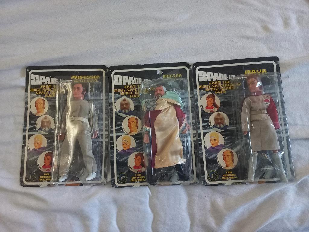 Space 1999 tv serie poppen 3 stuks, Verzamelen, Verzenden, Zo goed als nieuw, Pop