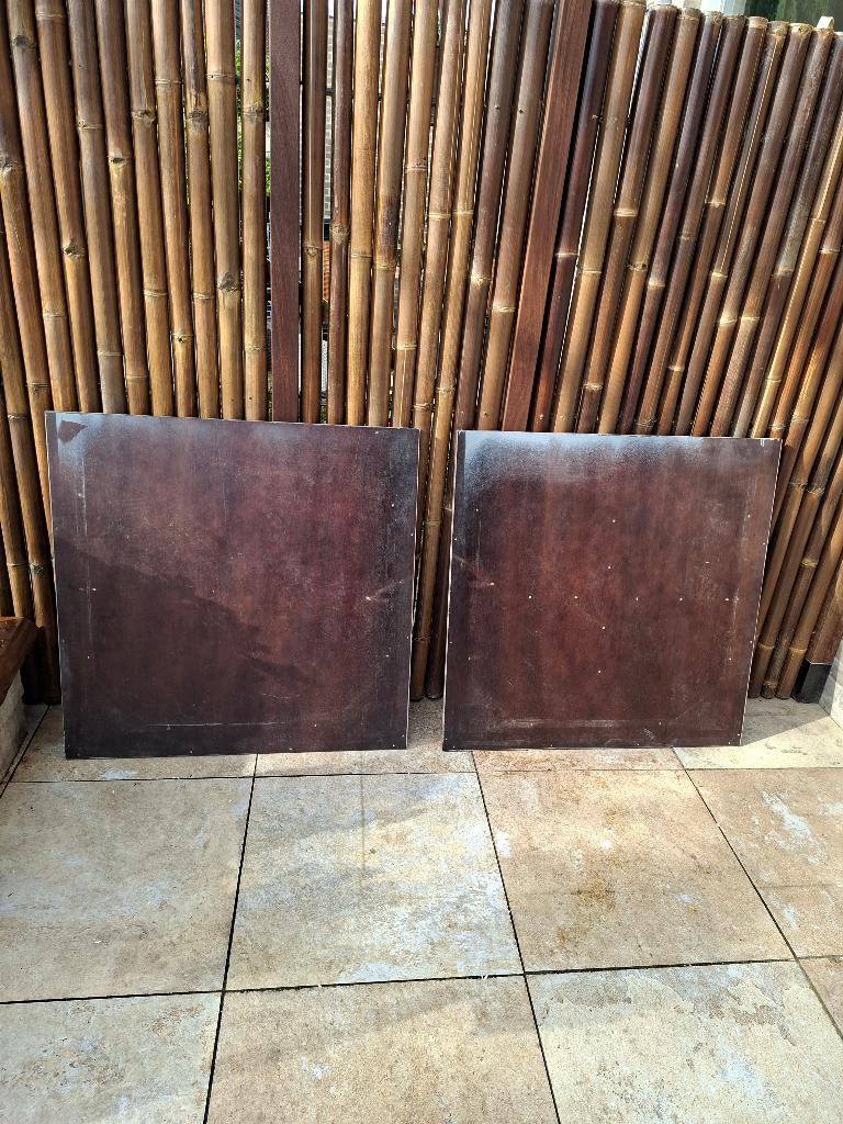 GRATIS 2 X MULTIPLEX WATERVAST 90 X 90 CM, Doe-het-zelf en Verbouw, Hout en Planken, Minder dan 25 mm, Overige typen, Zo goed als nieuw