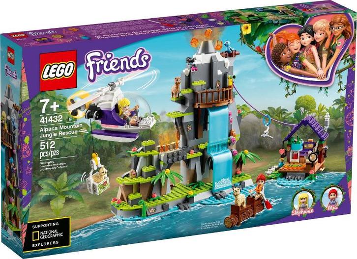 Lego Friends 41432 Alpaca Mountain Jungle Rescue, Kinderen en Baby's, Speelgoed | Duplo en Lego, Nieuw, Lego, Complete set, Ophalen of Verzenden
