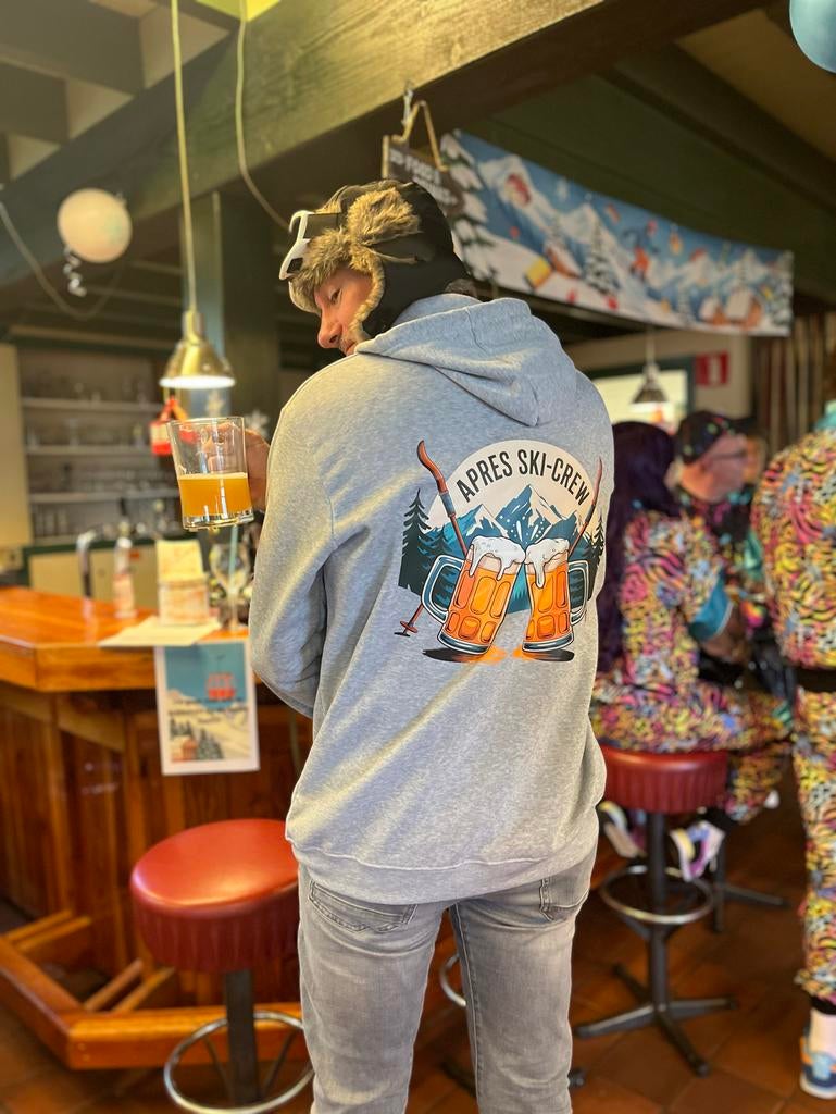 Apres ski hoodie XL met skibril, Ophalen of Verzenden, Zo goed als nieuw, Maat 56/58 (XL), Trui