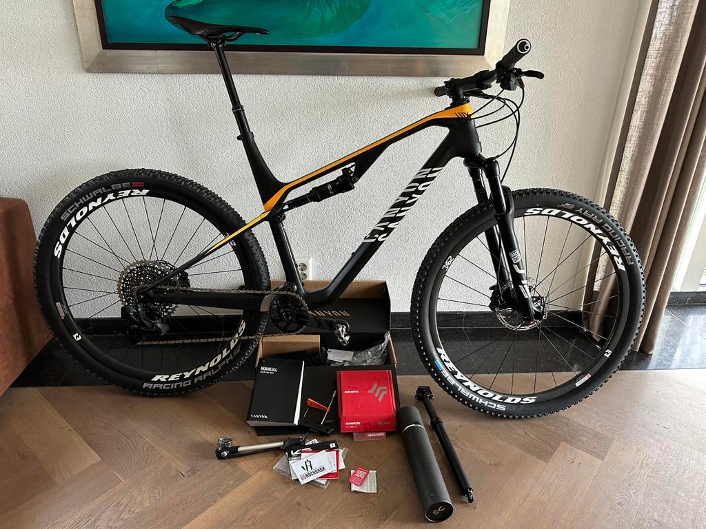 Canyon Lux CF SLX 9.0 Limited, Reynolds, draadloos, XL, MTB, Fietsen en Brommers, Fietsen | Mountainbikes en ATB, Zo goed als nieuw