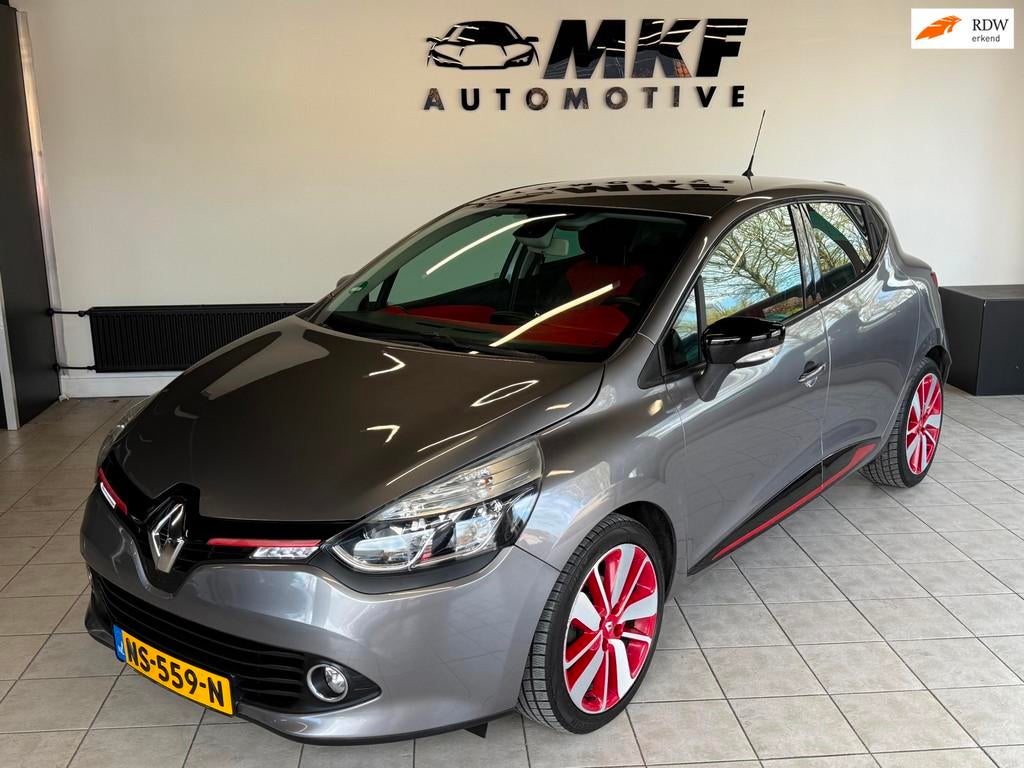 Renault Clio 0.9 TCe Authentique 2013 Grijs Airco/Cruise/LMV, Auto's, Voorwielaandrijving, 540 kg, Handgeschakeld, Start-stop-systeem