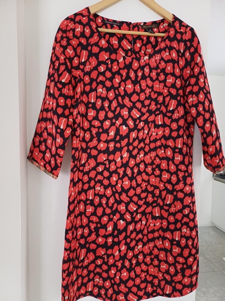 Maison Scotch jurk maat 2 / maat 38 Nieuw, Maat 38/40 (M), Nieuw, Boven de knie, Rood