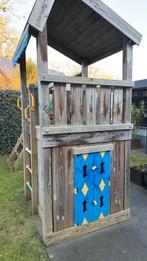 Te koop speelhuisje jungle gym, Ophalen of Verzenden, Gebruikt, Hout