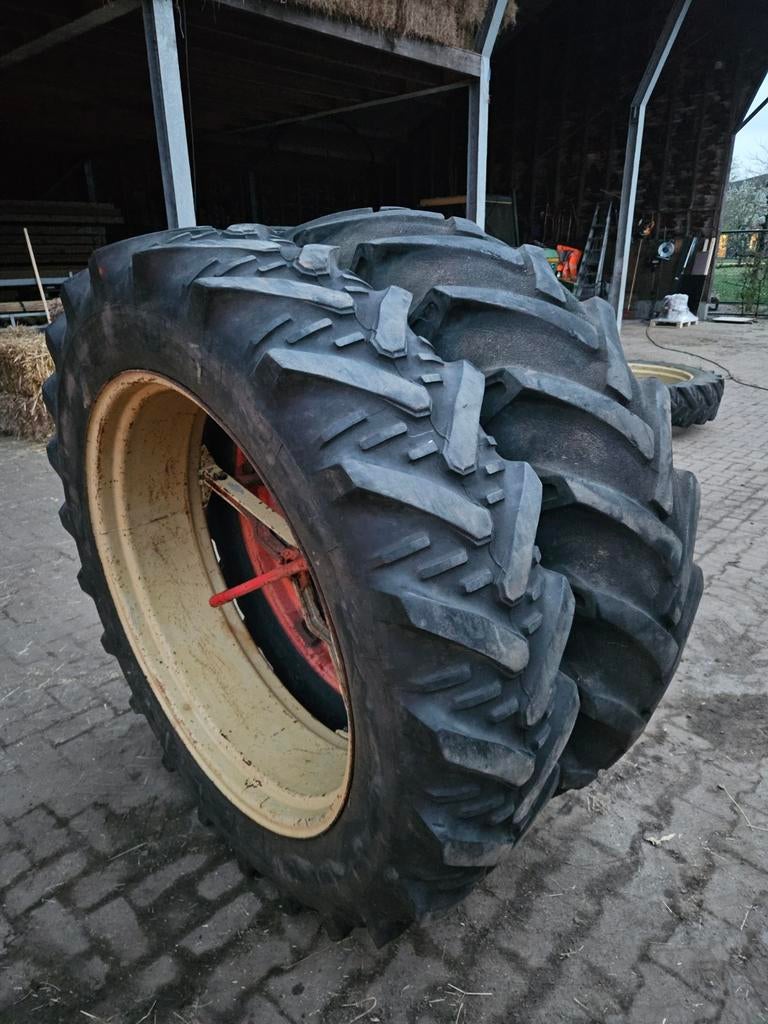Set wielen met dubbellucht voor tractor, Ophalen of Verzenden