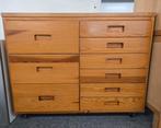 Vintage jaren 70 IKEA IVAR ladekast, massief hout, Ophalen, Vintage, Scandinavisch, Retro, Gebruikt, 5 laden of meer
