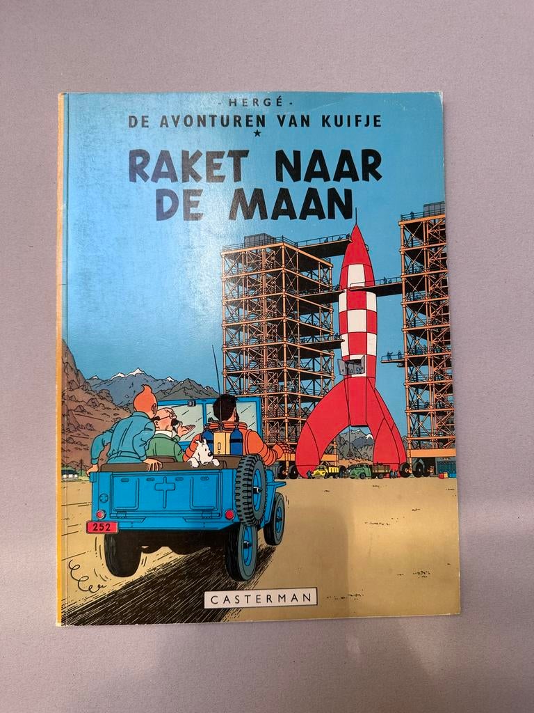 Kuifje: Raket naar de Maan, Eén stripboek, Ophalen of Verzenden, Gelezen