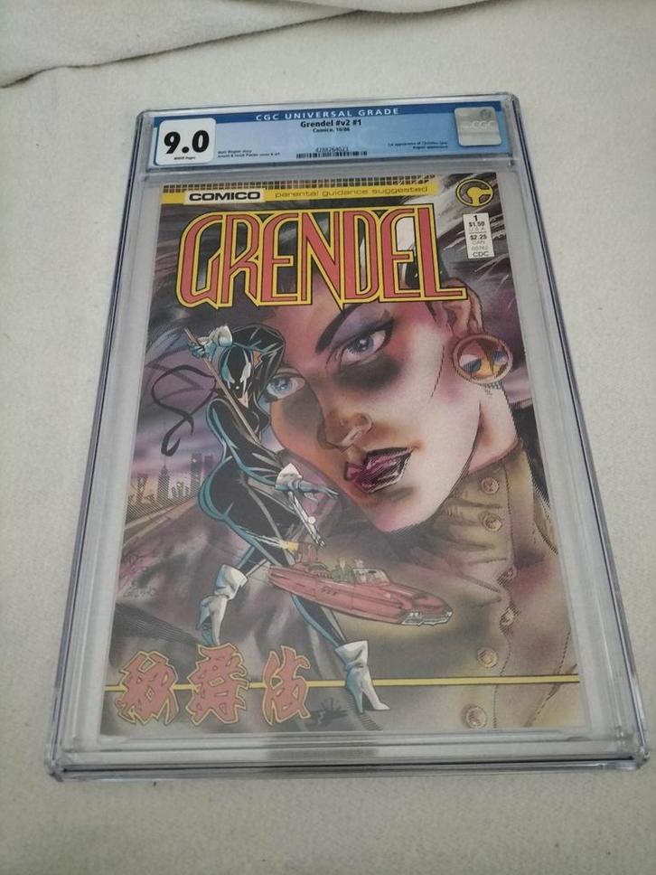 Grendel 3v3 #1 Comic - CGC Universal Grade 9.0, Boeken, Strips | Comics, Zo goed als nieuw, Eén comic, Amerika, Ophalen of Verzenden