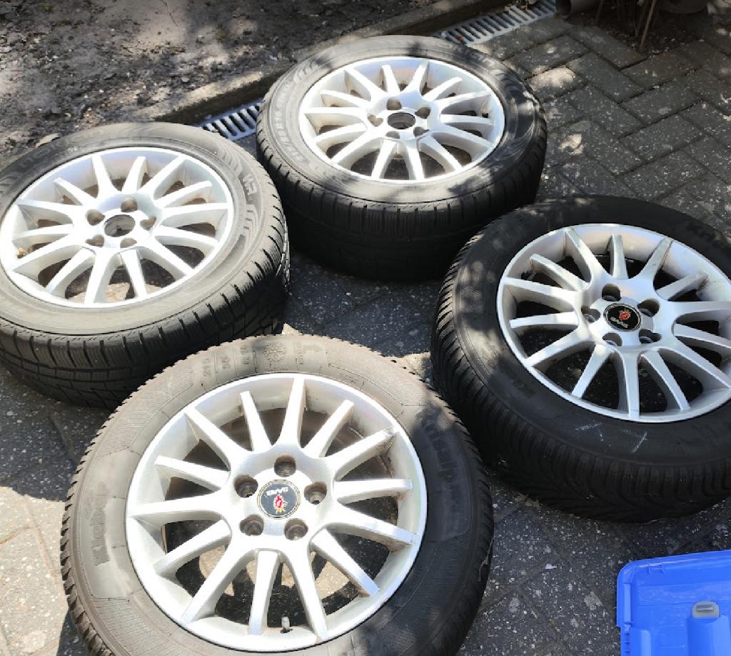 saab alu wielen, Ophalen, Saab