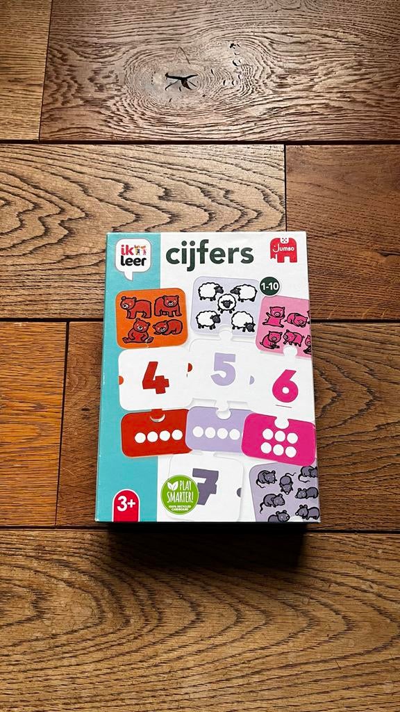 Jumbo Ik leer cijfers educatief spel, Ophalen of Verzenden, Zo goed als nieuw, Rekenen