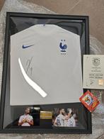 Gesigneerd shirt Frankrijk Benzema, Sport en Fitness, Voetbal, Ophalen of Verzenden, Zo goed als nieuw, Shirt